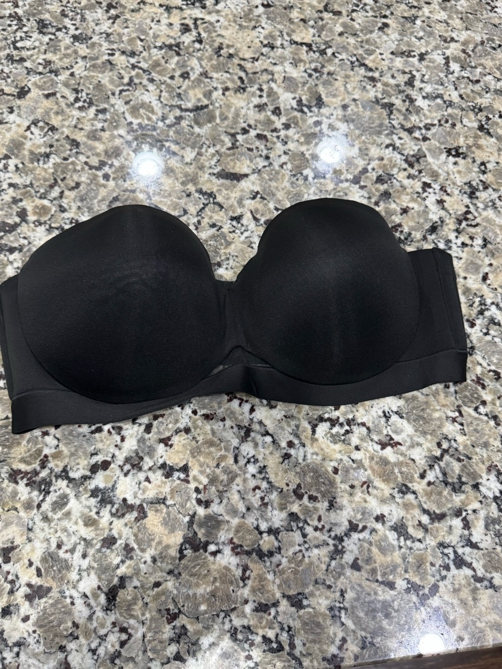 Cacique Strapless‎ Black Molded Cup Bra 42DD